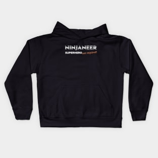 NINJANEER Superhero Not Required Kids Hoodie